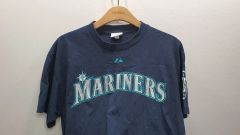 Majestic Seattle Mariners 佐々木主浩ユニフォーム - メルカリ