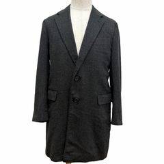 最高級 Kiton イタリア製 カシミア100％ チェスターコート/グレー