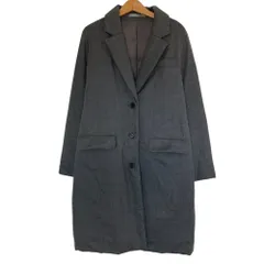 美品 theory luxe セオリーリュクス ダウン チェスターコート 38 グレー レディース 古着 中古 USEDのサムネイル