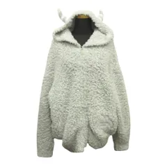 美品 gelato pique ジェラートピケ 24aw PIQUE MONSTER ピケモンスター 角付き パーカー パジャマ ルームウェア ミント 青 ブルー レディース 古着 中古 USEDのサムネイル