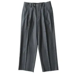 美品 AURALEE オーラリー 25AW スーパーライト ウール 2タック スラックス パンツ サイズ3 チャコールグレー メンズ 古着 中古 USEDのサムネイル