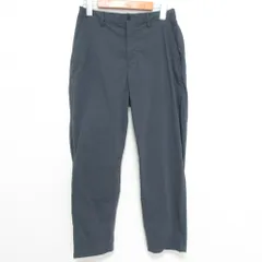 美品 green label relaxing グリーンレーベルリラクシング ワイドシルエット テーパードパンツ 3214-179-4176 サイズS グレー メンズ 古着 中古 USEDのサムネイル