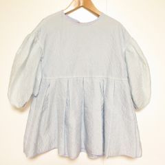 MAGALI リネン 5分〜7分袖 ブラウス コットン サイドボタンプル 