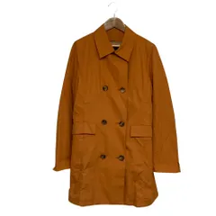 美品 Brooks Brothers ブルックスブラザーズ キルティングライナー付き トレンチコート サイズ4 オレンジ レディース 古着 中古 USEDのサムネイル