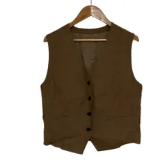 美品 24SS Deuxieme Classe ドゥーズィエムクラス CANGIOLI Vest ベスト ジレ ブラウン レディース 古着 中古 USEDのサムネイル