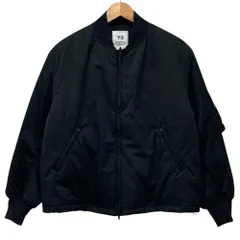 良品 Y-3 Yohji Yamamoto ワイスリー ヨウジヤマモト W CLASSIC BOMBER ボンバージャケット GK4449 サイズXS/TP ブラック レディース 古着 中古 USEDのサムネイル