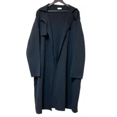 美品 DIOR HOMME ディオールオム ボタンレス ハイゲージ ウール ニット コート Mサイズ ブラック メンズ 古着 中古 USEDのサムネイル