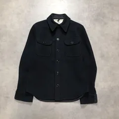 GQ5919◇FIDELITY : USA製 CPO JACKET◇S◇黒に近い濃紺系 フィデリティ シャツジャケットのサムネイル
