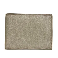 ETRO エトロ PVC ペイズリー柄 コンパクトウォレット 二つ折り財布 ライトベージュ レディース 古着 中古 USEDのサムネイル
