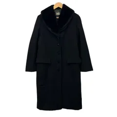 FERRAGAMO/SalvatoreFerragamo(サルバトーレフェラガモ) コート サイズ42 M レディース - 黒 長袖/ファー着脱可/秋/冬のサムネイル