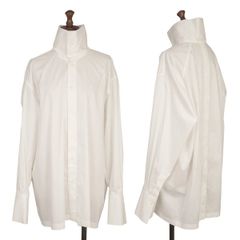 美品 noir kei ninomiya フレア 長袖シャツ ホワイト S - メルカリ
