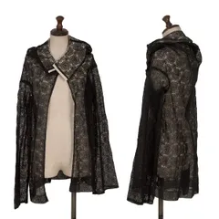 ヨウジヤマモト ファムYohji Yamamoto FEMME 総レースデザイントップス 黒1のサムネイル