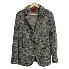 MISSONI(ミッソーニ) ジャケット サイズ40 M レディース美品  - 白×ダークグレー×マルチ 長袖/秋/冬のサムネイル