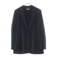 STELLA McCARTNEY (ステラマッカートニー) ラメ糸 テーラードジャケット ブラック #38のサムネイル