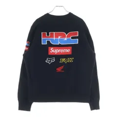 SUPREME (シュプリーム) 19AW Honda Fox Racing Crewneck Black クルー