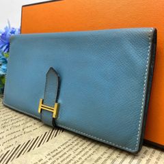 エルメス Hermes ピッコロ ペンケース ブルージーン スイフト □L