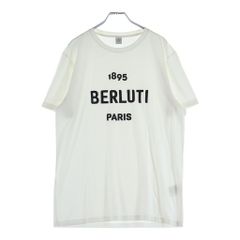 美品 9.7万円 Berluti ロゴ プリント コットン Tシャツ XL - メルカリ