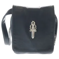 CHROME HEARTS (クロムハーツ) MILO ラージダガー メールショルダーバッグ レザーバッグ ブラックのサムネイル