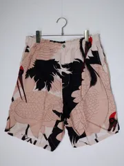 GAKKINガッキン ×BUDSPOOL 赤目鶴HAWAIIAN SHORTSハワイアンショーツ