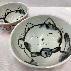岡本肇 】やんちゃ猫 大皿 皿2枚セット（Urume&Sakon） - メルカリ