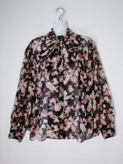 Theory luxeセオリーリュクス 2025AW FLORAL MARBLE PRINT KLIA BLOUSEブラウス【38】【LSHA81678】のサムネイル