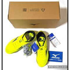 adidas 蛍光イエロー 陸上 スパイクシューズ ミズノレンチつき - メルカリ