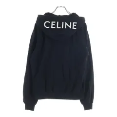 【CELINE】セリーヌロゴ　ジップパーカー 2026年最新】celine パーカー ジップアップの人気アイテム - メルカリ