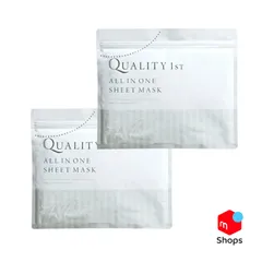 【2袋セット】クオリティファースト(Quality 1st) オールインワンシートマスク ホワイト 30枚のサムネイル