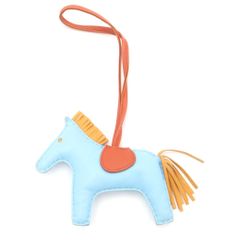 HERMES エルメス ロデオ チャーム PM 刻印 D アニョーミロ ブラウン