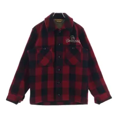 TENDERLOIN (テンダーロイン) T-BAFFALO JACKET ティーバッファロー ボタンアップ チェックシャツジャケット レッド/ブラックのサムネイル