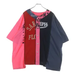 Rebuild by needles (リビルドバイニードルス) 4CUT Wide Baseball Tee 4カット ワイド ベースボール 半袖Tシャツ マルチ QV412のサムネイル