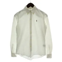 ラルフローレンスポーツ RALPH LAUREN SPORT シャツ ブラウス 2 白 ホワイト ワンポイント 長袖 ボタンダウンカラー /GG35のサムネイル