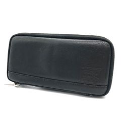PORTER ディライト レザーウォレット L字 ファスナー ネイビー 紺