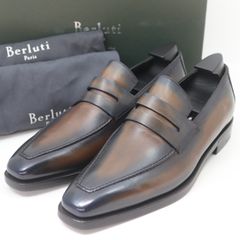 美品20万円 Berluti カンガルーレザー ペニーローファー 8.5 - メルカリ