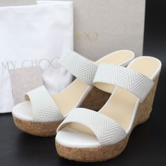 ITWP5GB8RZOG 未使用品 JIMMY CHOO ジミーチュウ ウェッジソール