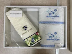 【未使用】Marie Claire（マロ・クレール）Silvio Cerruti（シルビオ・セルッティ）タオル３点セットのサムネイル