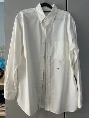 バーバリー ティッシ期 ロゴテーピング コットン シャツ XL 8017556