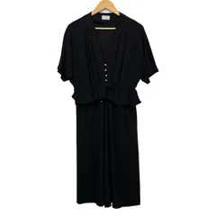 Grace Class(グレースクラス) オールインワン サイズ36 S レディース美品  - 黒 クロップド(半端丈)のサムネイル