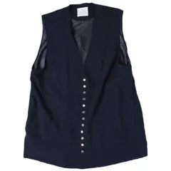 CITYSHOP シティショップ 25AW 日本製 THINK OF VEST カットオフオーバーサイズベスト 25051042887030 Free NAVY ジレ トップス g27057のサムネイル