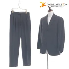 ■ バーニーズニューヨーク BARNEYS NEW YORK スーツ 別注 ベルベスト セットアップ ウィンドウペンチェック メンズ 44(S相当）グレーのサムネイル