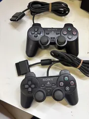 2個セット 動作確認済み SONY 純正 PS2 コントローラー　ブラック　SCPH-10010  DUALSHOCK2