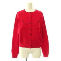 N.Natural Beauty Basic N.ナチュラルビューティーベーシック 25AW ベーシックポケットカーディガン ニット 長袖 M レッド /HK ■OSのサムネイル