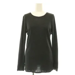 プレインピープル PLAIN PEOPLE シルクカシミヤロングスリーブカットソー 長袖 3 ダークグレー /HK ■OSのサムネイル