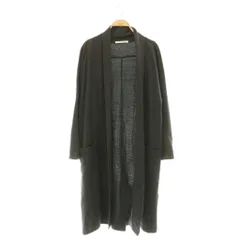 プレインピープル PLAIN PEOPLE コットンラミースウェットガウン カーディガン ロング 2 グレー /HK ■OSのサムネイル