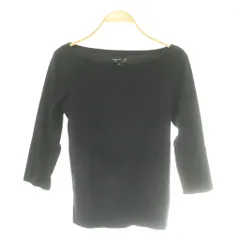 アニエスベー agnes b. 七分袖Tシャツ カットソー 2 黒 ブラック /SS ■OSのサムネイル