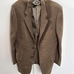 Aquascutum of LONDON　アクアスキュータム　ツイード テーラードジャケット　ブレザー(志)A-497のサムネイル