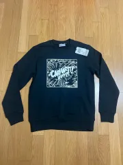Carhartt カーハート ブラック グラフィック スウェット S 新品のサムネイル