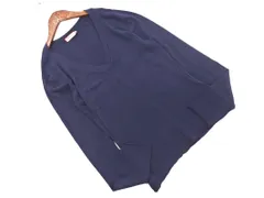MAX&Co. マックスアンドコー Vネック ニット カットソー sizeM/紺 ■◇ レディースのサムネイル