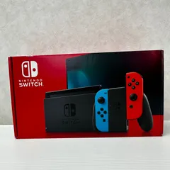 【欠品物あり】Nintendo Switch ニンテンドースイッチ Joy-Con(L) ネオンブルー／(R) ネオンレッド バッテリー強化型 ※商品説明必読※ 中古品 smghsw097209のサムネイル