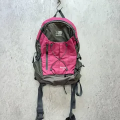 karrimor カリマー リュック バックパック funbag20 メッシュポケット付 20L ピンク グレー ◎、〇◇☆のサムネイル